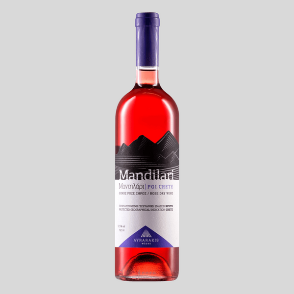 Mandilari PGI Crete Rose 2020 75cl bottle