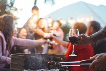 case of wine - bbq and wine