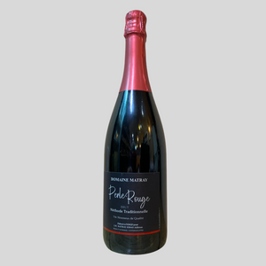 Domaine Matray, Perle Rouge, Vin Mousseux Brut Methode Traditionnelle 75cl bottle